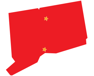 Map marking Hardee's® hot markets
