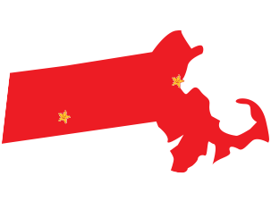 Map marking Hardee's® hot markets