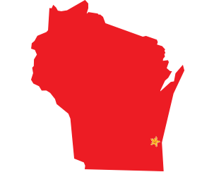 Map marking Hardee's® hot markets